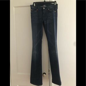 7 Seven for all Mankind dark denim jeans